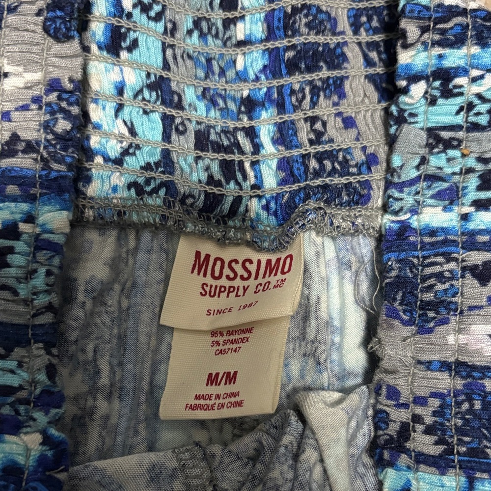 Blue Patterned Pants - Picture 3 of 3
